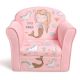 Costway Blue Kids Mermaid Sofa Children Armrest Couch Upholstered Chair