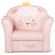 Costway Blue Kids Lamb Sofa Children Armrest Couch Upholstered Chair