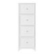 Home Decorators Collection Bradstone 4 Drawer White File Cabinet