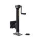 Trailer Valet JXS5 5000 lbs. Load Cap. Swivel Hand or Drill Jack Pipe Mount w/ Black Powder Coating and Gear Reduction