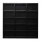Concepts In Wood 72inch Espresso Wood 15-shelf Standard Bookcase w/ Adjustable Shelves