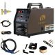 Lotos 140 Amp MIG Wire Feed Welder Flux Core Welder and Aluminum Welder UNG 5/8-inch Hose Fitting Regulator 2T/4T Switch 110V