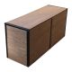 NewTechWood 12-inch x 36-inch x 17.25-inch Composite Deck Box in Peruvian Teak