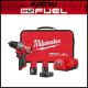 Milwaukee M12 FUEL 12 Volt Lithium Ion Brushless Cordless 1 2 in Hammer Drill Kit with 4 0 Ah and 2 0 Ah Battery and Soft Case