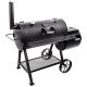 OKLAHOMA JOEâ€â„¢S Highland Offset Charcoal Smoker Grill in Black