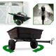 OXCART OxCart Green Thumb 12-cu. ft. Lift-Assist and Swivel Dump Cart w 4PLY Run-Flat Tires