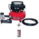 Porter Cable 6 Gal 150 PSI Portable Electric Air Compressor & 18-GA Brad Nailer Combo Kit (1-Tool) w/ 18-GA Brad Nail(900 per Box)