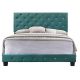Suffolk Green Full Panel Bed