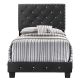 Suffolk Black Twin Panel Bed