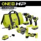 RYOBI ONE+ HP 18V Brushless Cordless Combo Kit (6-Tool) w/ (2) 1.5 Ah Batteries, Charger, and Bag