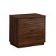 Palo Alto Spiced Mahogany Decorative Lateral File Cabinet with Melamine Top and Locking Drawers Comes Assembled
