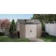 Rubbermaid 10 ft W x 7 ft D Plastic Storage Shed 70 sq ft