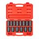 TEKTON 1/2 in. Drive Deep 6-Point Impact Socket Set, 14-pc (25 mm - 38 mm)