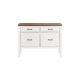 Home Decorators Collection Appleton 4 Drawer White and Haze Wood Finish Lateral File Finish Top (41.5 in. W x 30.5 in. H)