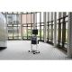 Luxor 29.5 in. Rectangular Black/White Laptop Desks w/ Adjustable Height