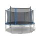 Trujump Trujump 14 ft. Trampoline with 6-Pole Enclosure in Blue