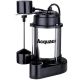 Acquaer 3/4 HP Sump Pump w/ Stainless Steel Motor Housing Cast Iron Base and Vertical Float Switch