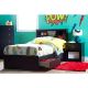 South Shore - Vito Twin-Size Bed Frame in Pure Black