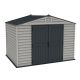 Storemax 10ft. x 8ft. Gray Vinyl Storage Shed