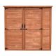 Leisure Season 72-inch W x 36-inch D x 72-inch H Brown 3-Door Lean-To Shed
