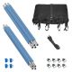 Upper Bounce Trampoline Enclosure Set to Fits 14-ft Round Frames, for 2 or 4 W-Shaped Legs -Set Includes: Net, Poles & Hardware Only