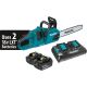 Makita 14 in. 5.0 Ah 18-Volt X2 (36-Volt) LXT Lithium-Ion Brushless Cordless Chain Saw Kit