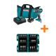Makita 18-Volt LXT Lithium-Ion Brushless Cordless 1/2 in. Driver-Drill Kit, 3.0Ah w/ bonus Impact XPS 35 Piece Impact Bit Set