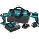 Makita 18-Volt 2.0Ah LXT Lithium-Ion Compact Cordless Combo Kit (2-Piece) (Impact Driver/ Brushless Drywall Screwdriver)