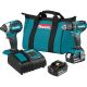 Makita 18-Volt LXT Lithium-ion Brushless Cordless 2-pc Combo Kit 3.0Ah Driver-Drill/ Impact Driver
