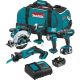 Makita 18V LXT Lithium-Ion Cordless 5-pc. Combo Kit (Drill-Driver/Impact Driver/Circular Saw/Recipro Saw/Light) 4.0Ah