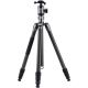 Fotopro Sherpa Max Carbon Fiber Travel Tripod with FPH-62QS Arca-Type Ball Head and Monopod (Black)