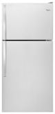 Whirlpool - 18.2 Cu. Ft. Top-Freezer Refrigerator - Monochromatic stainless steel