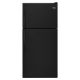 Whirlpool - 18.2 Cu. Feet. Top-Freezer Refrigerator - Black