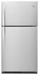 Whirlpool - 21.3 Cu. Feet. Top-Freezer Refrigerator - Monochromatic Stainless Steel