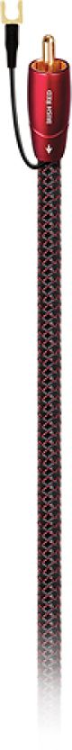AudioQuest - Irish Red 9.8' Subwoofer Cable (Black)/Red