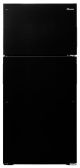 Amana - 14.4 Cu. Ft. Top-Freezer Refrigerator (Black)