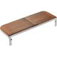 DCS by Fisher & Paykel - Back Bar for 30in. CAD Grilll Carts - Brazilian Cherry Wood/Brushed Stainless Steel