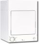 GE - Spacemaker 3.6 Cu. Ft. 3-Cycle Electric Dryer - White on White