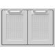 Hestan - AGSD Series 30in. Outdoor Double Storage Doors - Steeletto