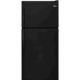 Whirlpool - 18.2 Cu. Ft. Top-Freezer Refrigerator - Black WRT318FMDB