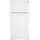 GE - 16.6 Cu. Ft. Top-Freezer Refrigerator - White GPE17CTNRWW