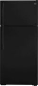 GE - 16.6 Cu. Ft. Top-Freezer Refrigerator - Black GTE17GTNRBB