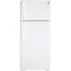 GE - 17.5 Cu. Ft. Top-Freezer Refrigerator - White GIE18GTNRWW