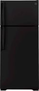 GE - 17.5 Cu. Ft. Top-Freezer Refrigerator - Black GTS18HGNRBB
