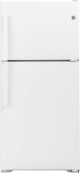 GE - 19.1 Cu. Ft. Top-Freezer Refrigerator - White GTE19JTNRWW