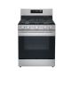 LG - 5.8 Cu. Ft. Freestanding Single Gas Range w/ WideView Window - Stainless steel