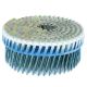 FASCO 2 in. x 0.092 in. 15-Degree Smooth Galvanized Plastic Sheet Coil Siding Nail 3,200 per Box