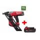 Milwaukee M18 FUEL 18-Volt Lithium-Ion Brushless 15-Gauge Cordless Angled Finish Nailer with One 2.0 Ah Battery