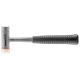 Halder Ferroplex 1.32 lbs. 2-In-1 Stainless Steel Hammer with 11.42 in. Steel Handle Rubber Grip