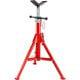 VEVOR V Head Pipe Stand Adjustable Height 28 in. to 52 in. 2500 lbs. Pipe Jack Stand 1/8 to 12 in. Welding Pipe Stand